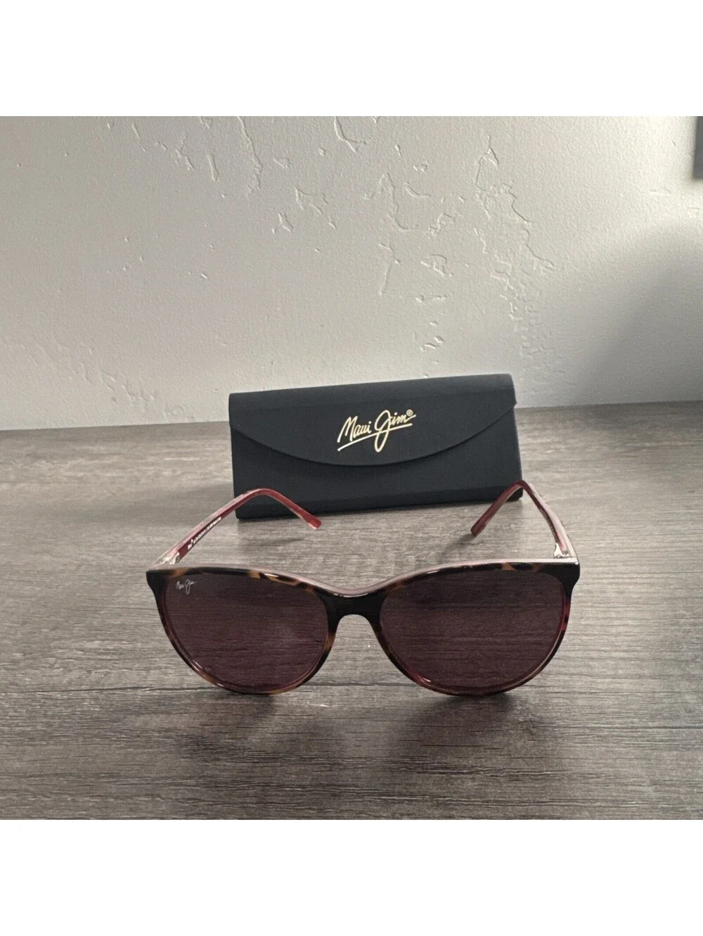 Maui Jim Sunglasses Ocean MJ 723-12B Tortoise Raspberry FRAMES ONLY 57-16-135